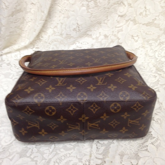 Louis Vuitton Brown Mono Canvas Shoulder Bag - Picture 6 of 14